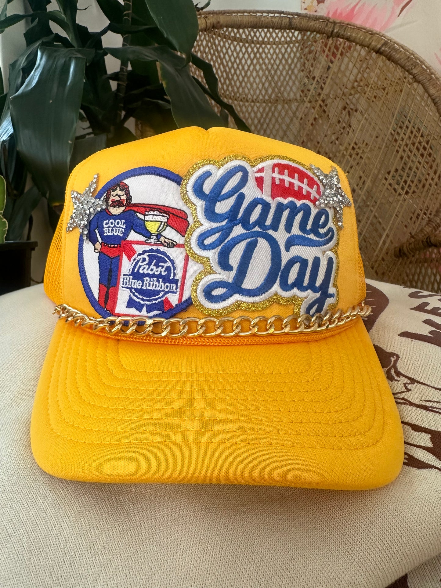 Beer & Football Trucker - Anna's Raffia