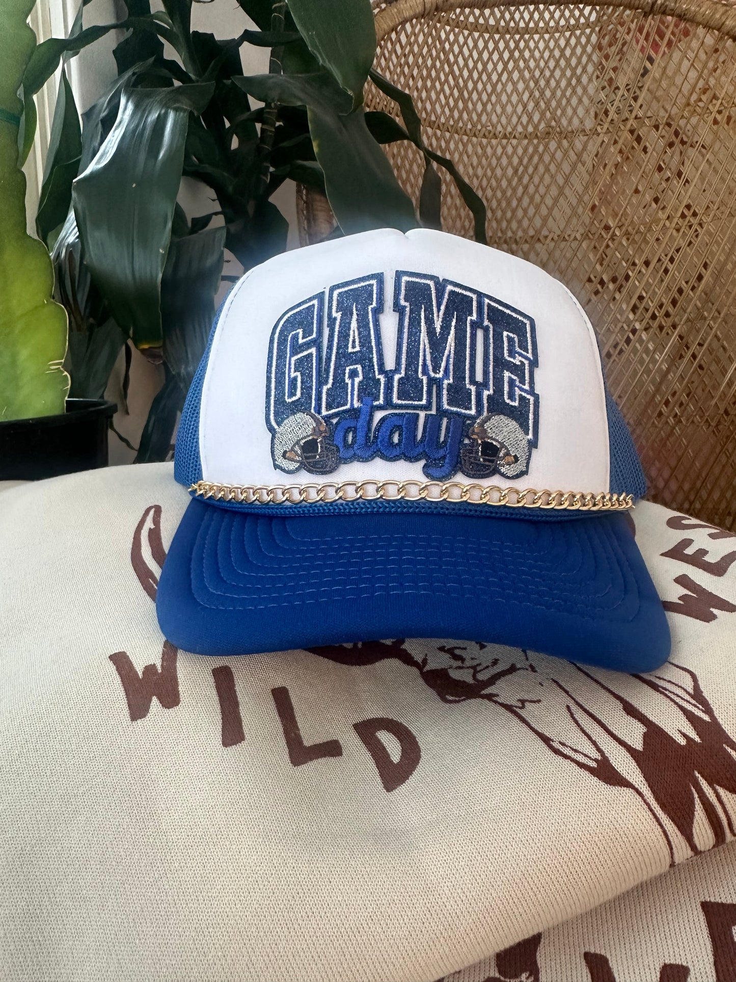 Go Game Day Trucker - Anna's Raffia