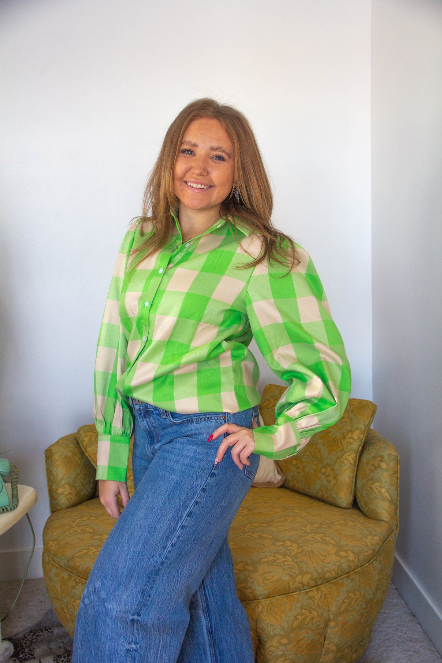 Green Goddess Blouse