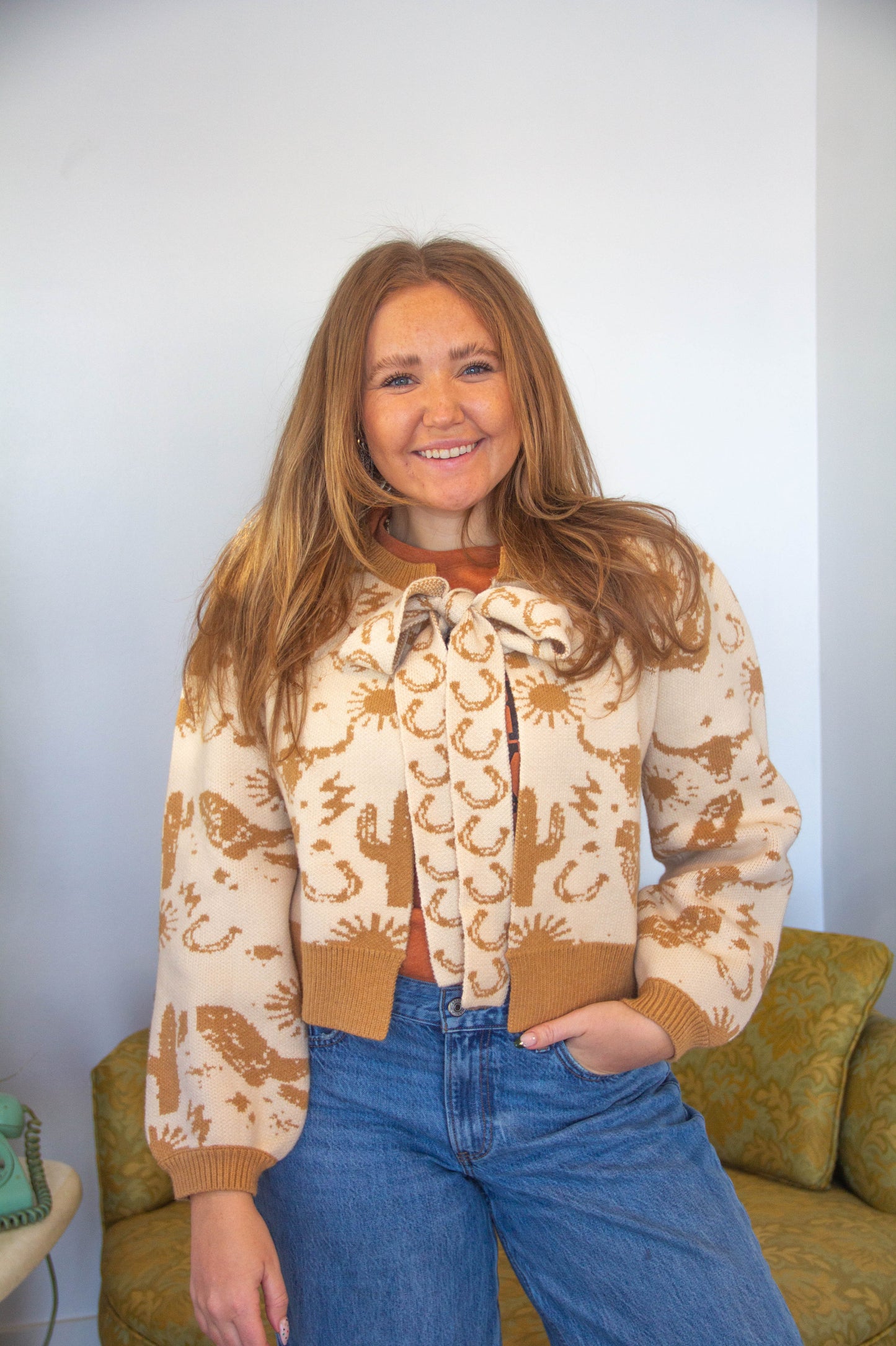 Sweet in Western Sweater