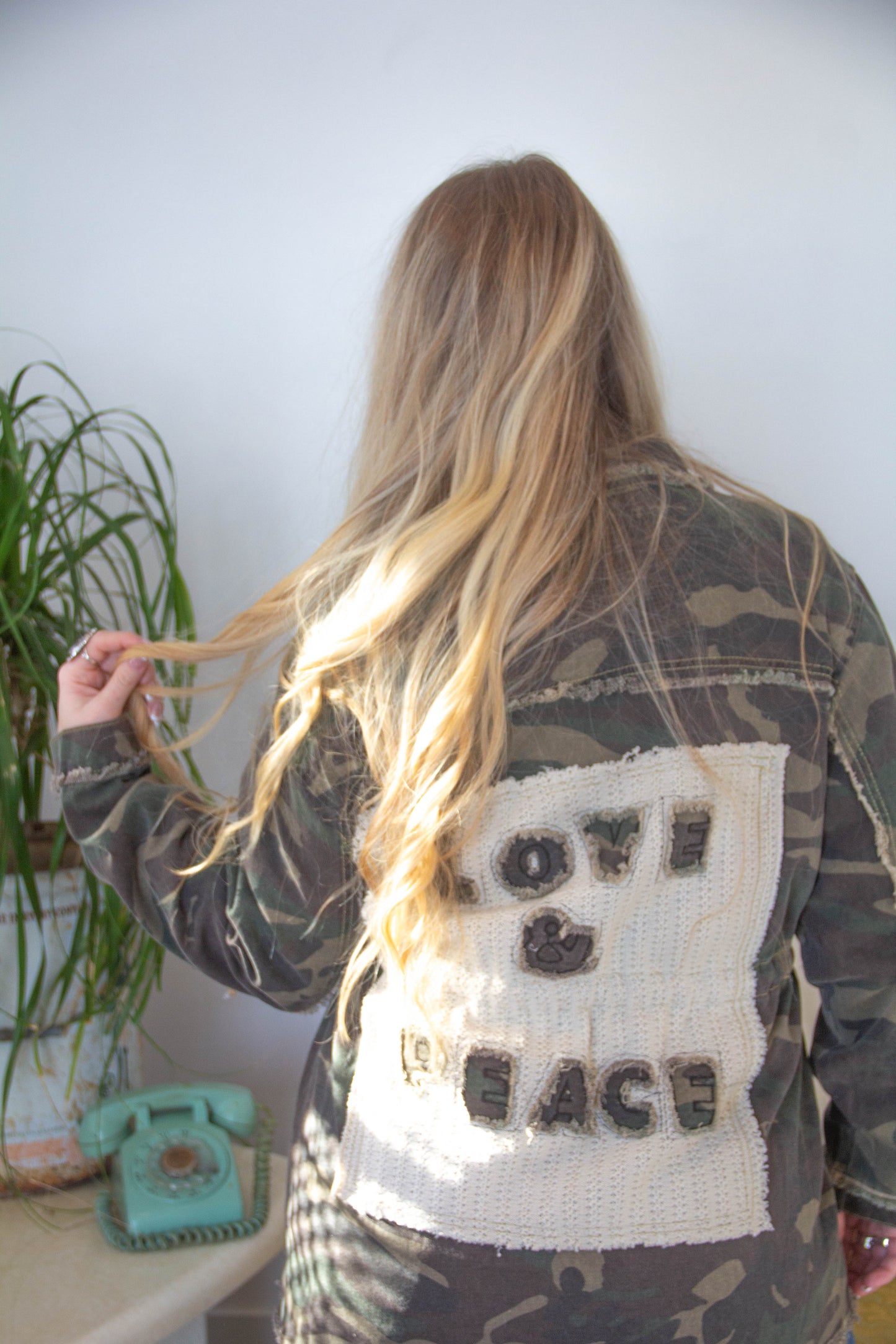 Peace, Love, and Camo Jacket