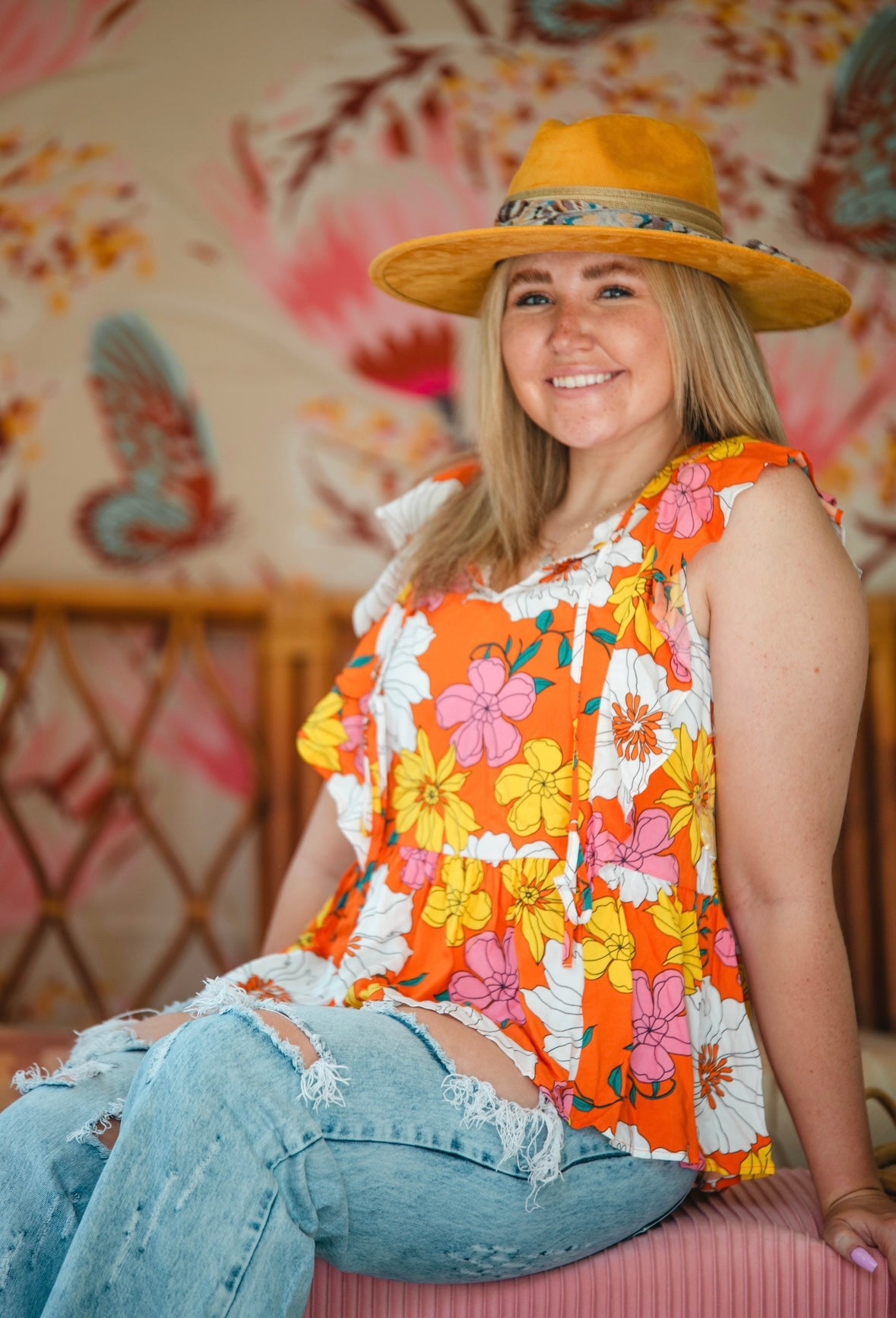 Funky Floral Top