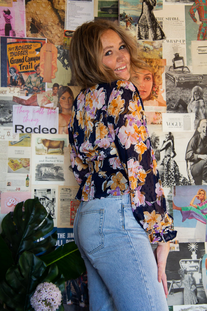 Simply Spring Blouse in Blue