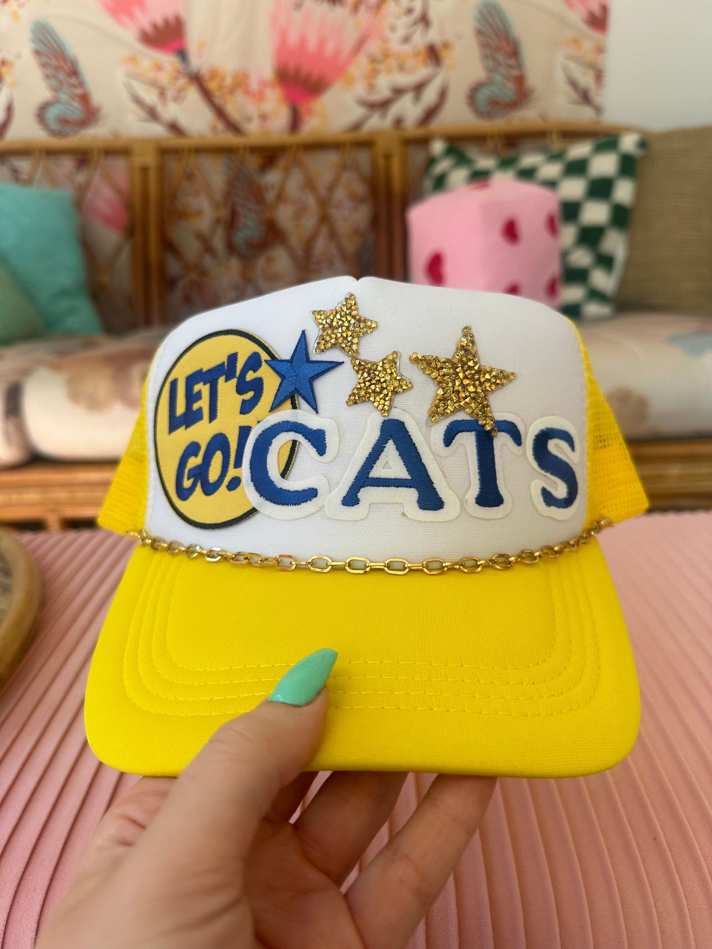 Yellow Cats Hat