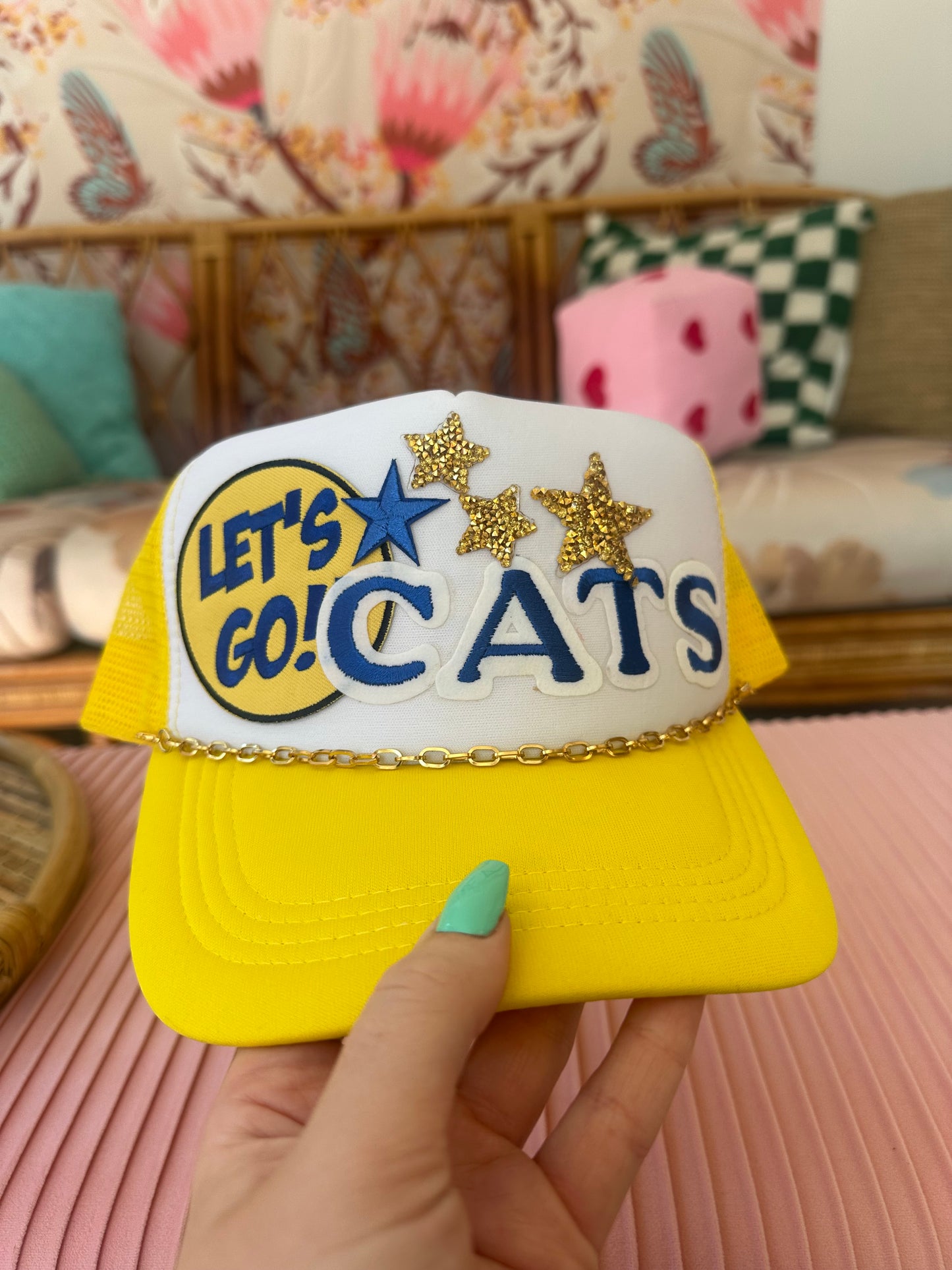 Yellow Cats Hat