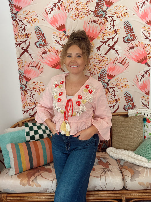 The Perfect Pink Blouse