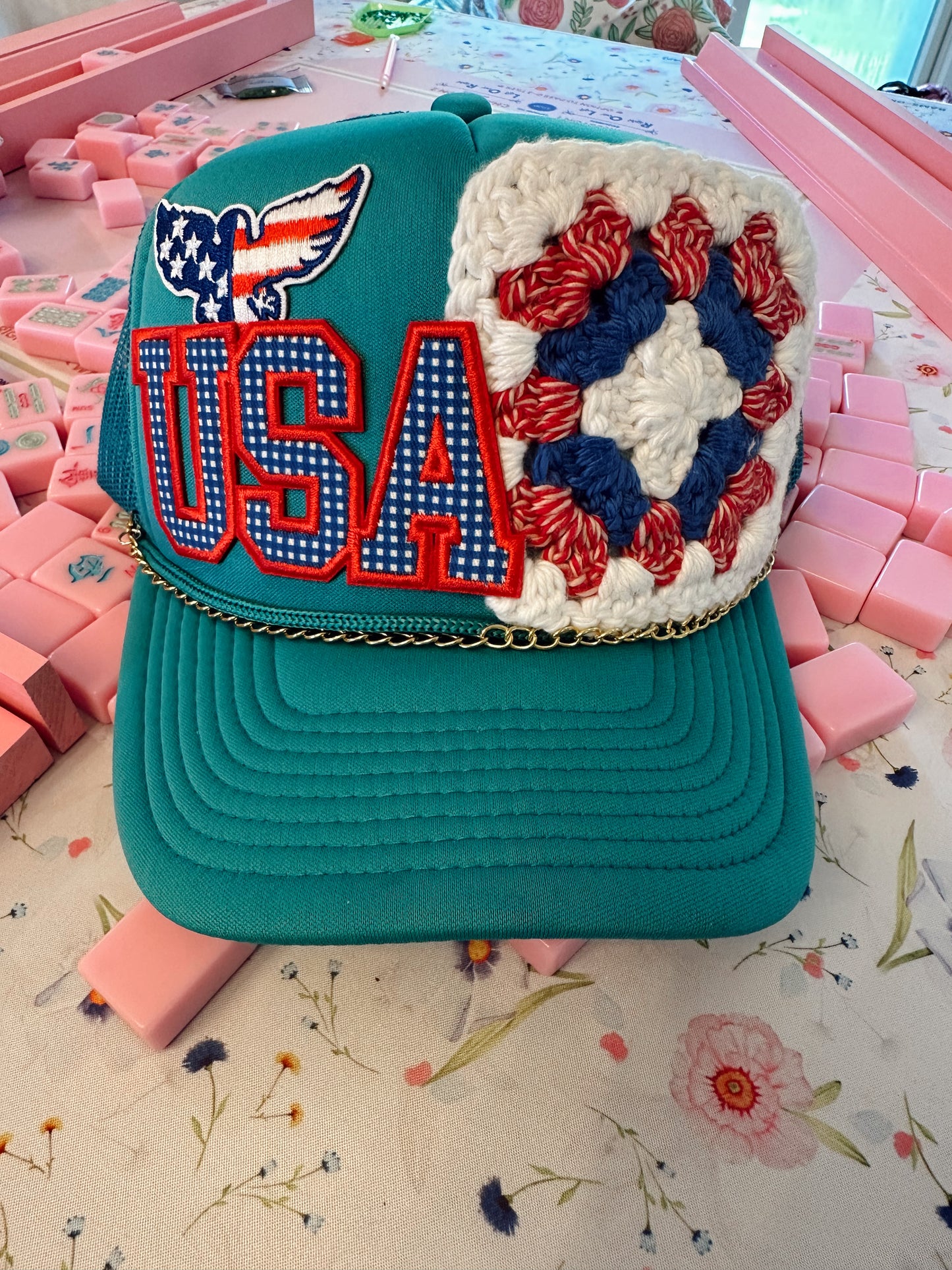 The Totally Teal Trucker