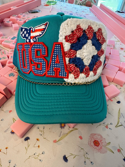 The Totally Teal Trucker
