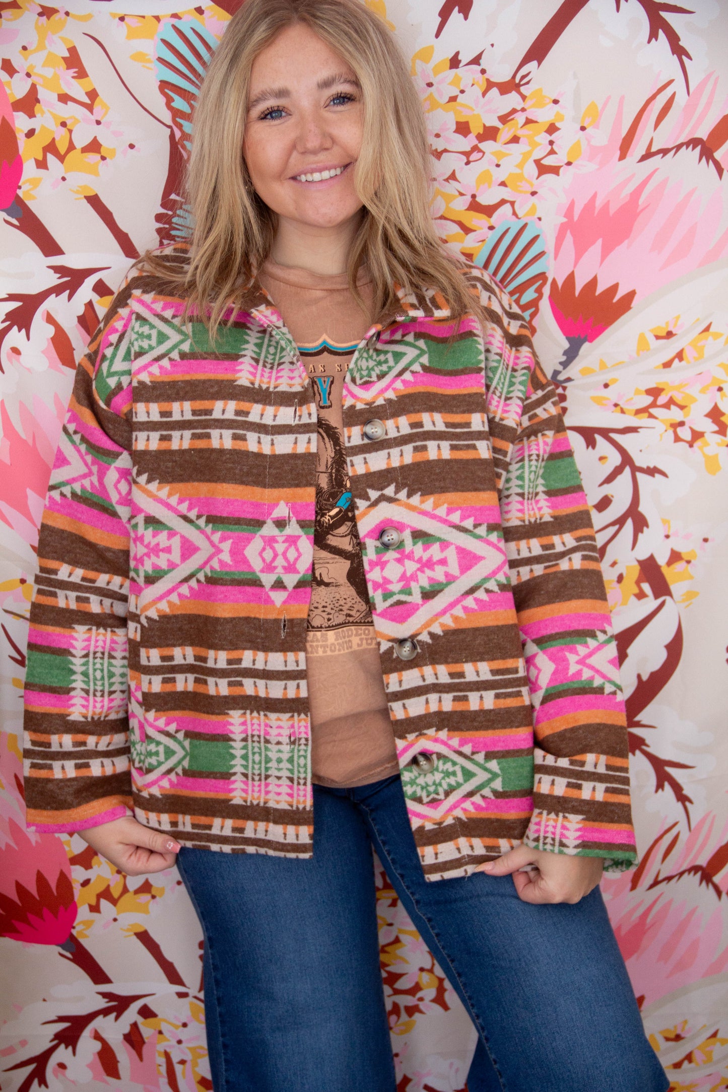 The All Aztec Jacket - Brown