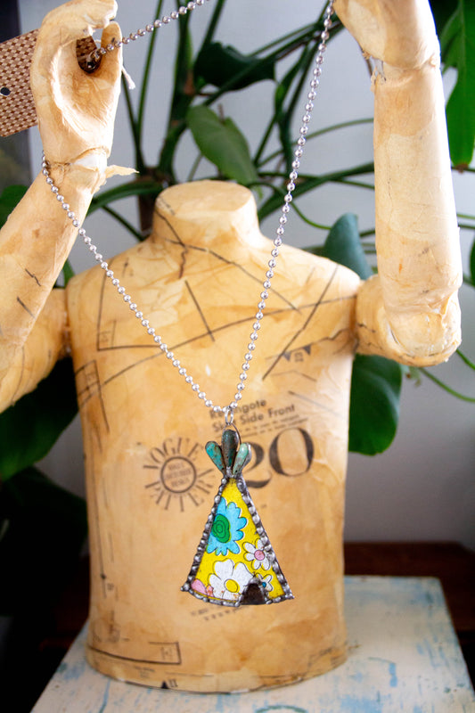 The Floral Teepee Necklace