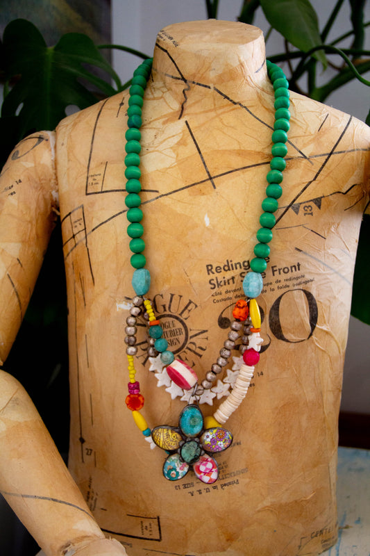 The Beaded Floral Necklace