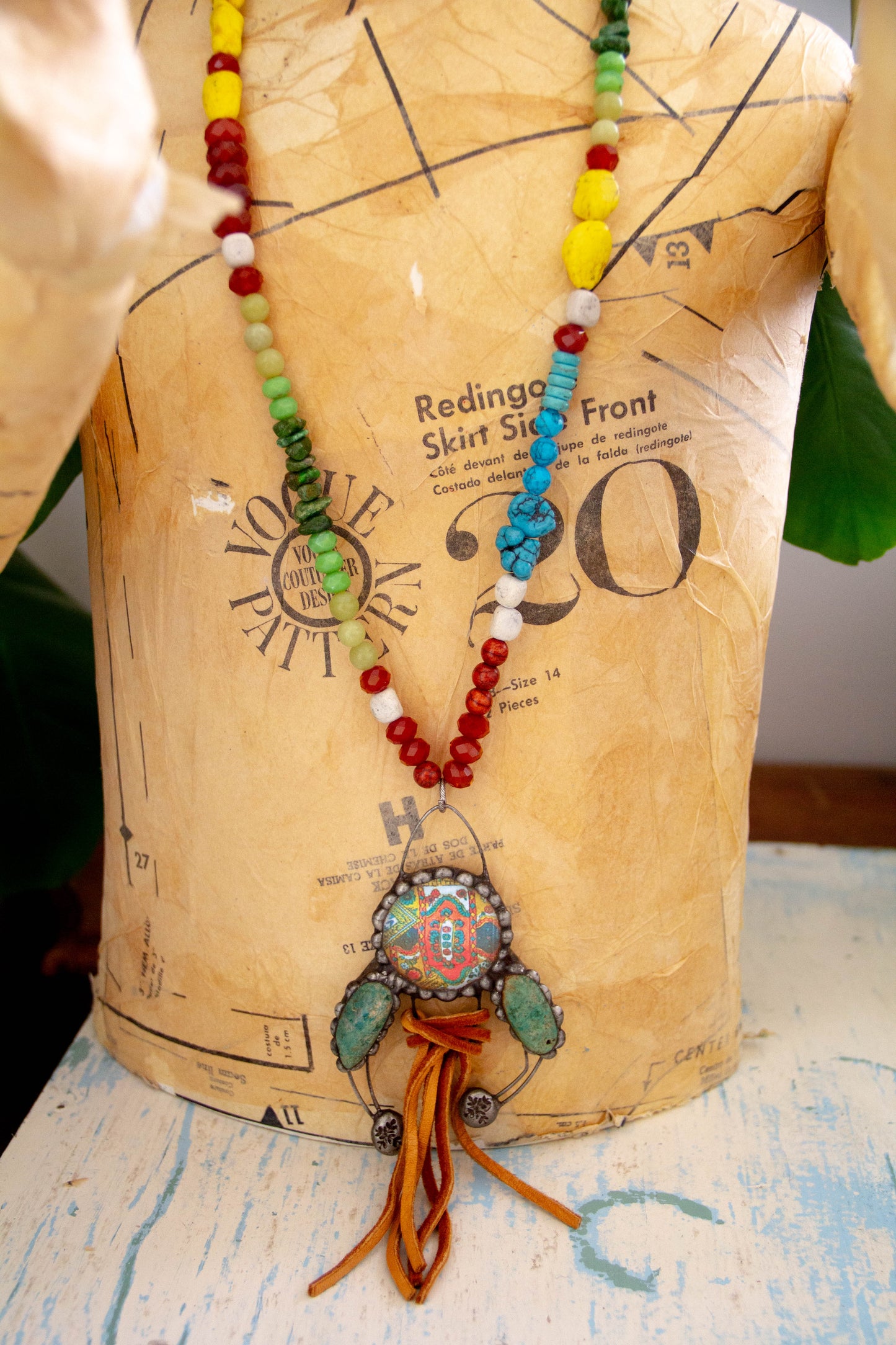 The Beaded Strand and Naja Necklace