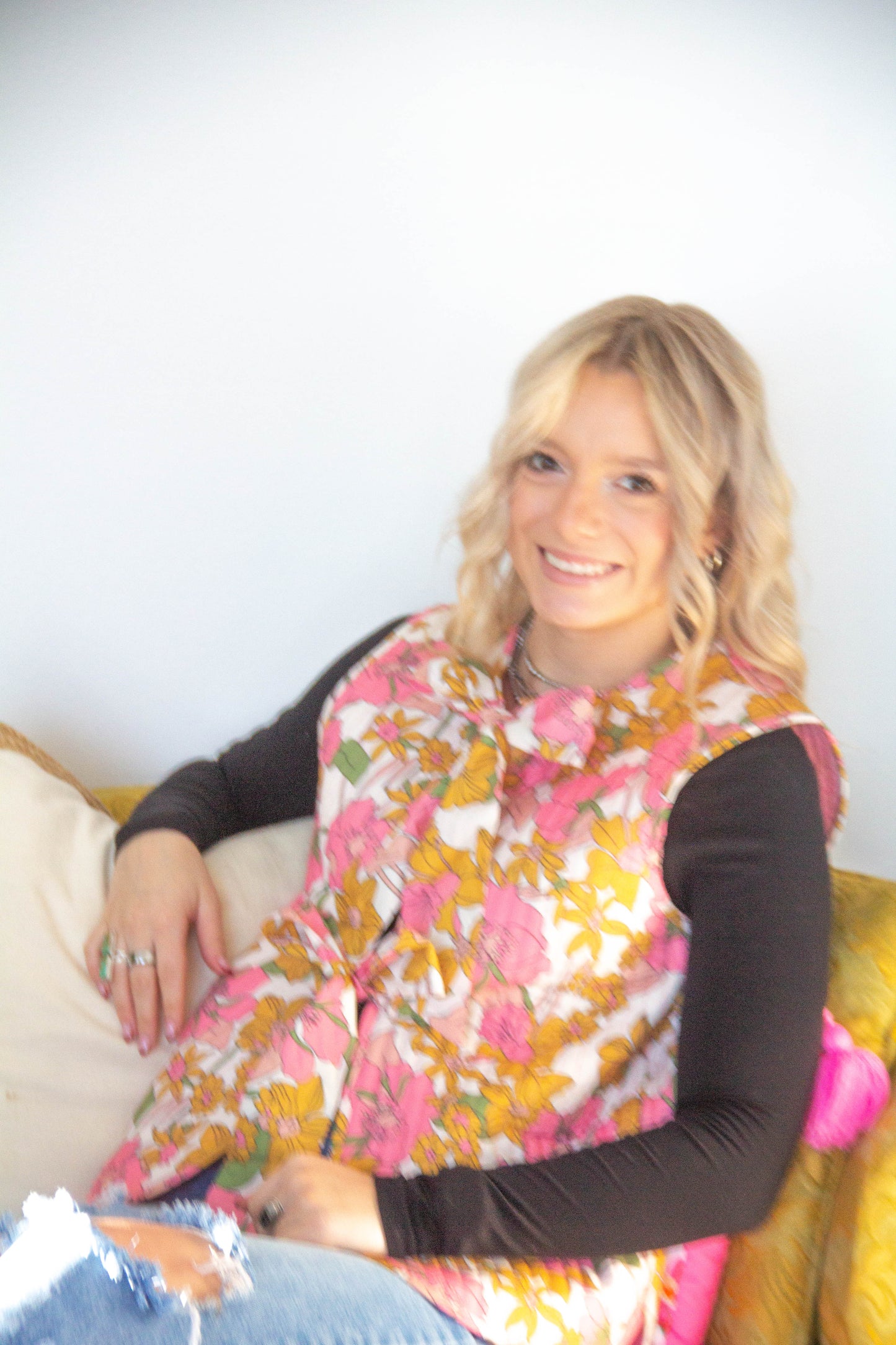 Tied In Vintage Florals Vest