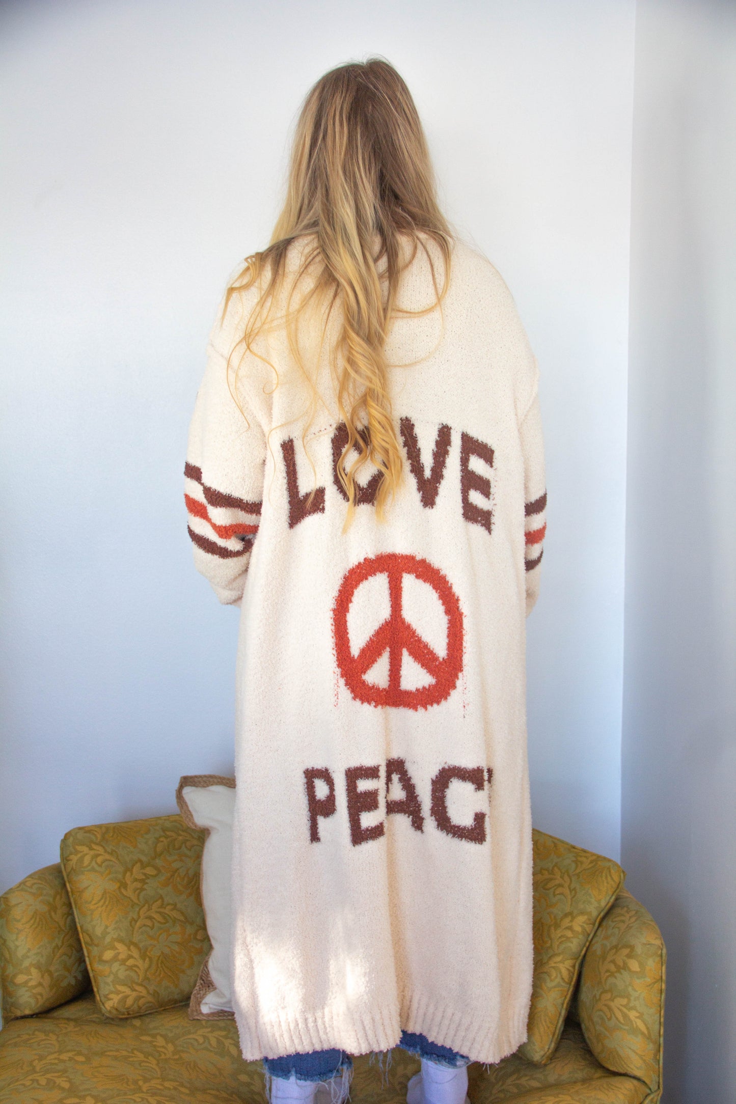 Love & Peace Long Cardigan