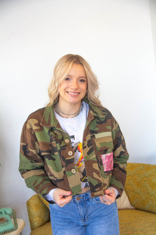 Cutesy in Camo Jacket