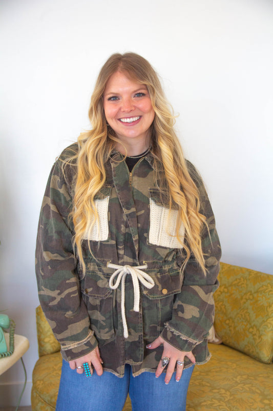 Peace, Love, and Camo Jacket