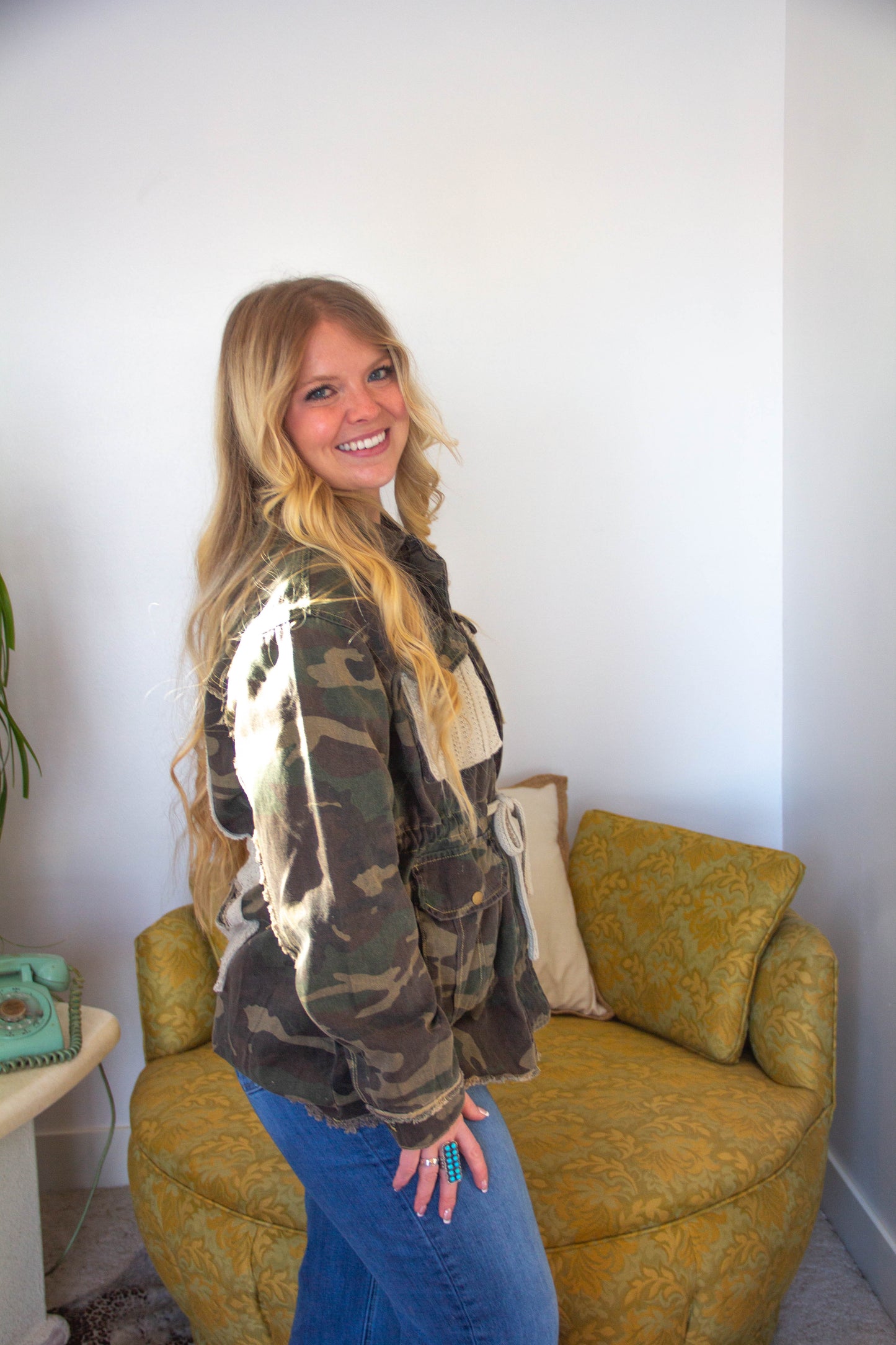 Peace, Love, and Camo Jacket